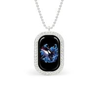 Killer Whale Personalized Necklace Print Pattern Pendant With Chain Gifts For Women Men Silver-style-6