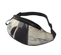 Killer Whale Sport Waist Bag Travel Bumbags with Zipper and Earphone Hole, Running Fanny Pack Waist Pack with Adjustable Belt for Men Women