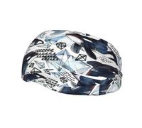 Killer Whale Unisex Head band - Dry Head Tie - Sports Sweatband - Ideal for Running, Football, Tennis