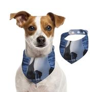Killer Whales Orca,Dog Bandanas Cotton Pet Scarf Adjustable Bibs for Pet,S
