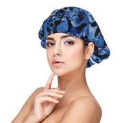 Killer Whales Orcas Sea,Adult's Satin Sleeping Cap - Women's Elastic Sleep Bonnet, Adjustable Overnight Hair Cover