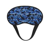 Killer Whales Orcas Sea Eye Mask Soft and Comfortable Women and Men Light Blocking Sleep Aid Eye Mask, Night Sleep, Meditation, Nap and Travel