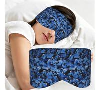 Killer Whales Orcas Sea, Sleep Mask for Home Travel, Full Eye Covers Light Blocking Eye Mask Sleep Eye and Ear Muffs