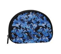 Killer Whales Orcas Sea, Women's Storage Bag Shell Makeup Bag Small Coin Purse Shell Change Pouch