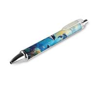 Killer-Whales Retractable Ballpoint Pens 0.5mm Fine Black Inks Roller Smooth Writing Office Supplies 1 PCS
