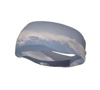 Killer Whales Swim Along Print Fashion Elastic Sports Headband Unisex High Absorption Sweat Band Hair Band For Running, Fitness, Tennis & Outdoor Activities