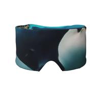 Killer Whales Swim Along Print Soft Eye and Ear Muffs for Adults Sleeping Protection Cover for Travel Nap Relief