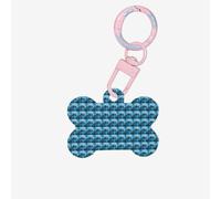 Killer Whales Swim Along Printing 1 Pc Dog Tag Bone Shape Id Tags Double Sided with Key Ring Pet Craft Pet for Pets