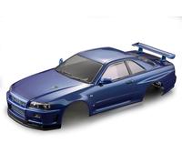 Killerbody Nissan Skyline R34 Body Metallic Blue 195 mm RTU
