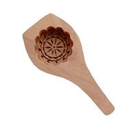 Killer's Instinct Outdoors Carved Round Wooden Mould Press Mooncake Mold Middle Eastern Cookie & Cake Mold 2-1/2" Diameter 1/2" Depth Maamoul Cookie Spoon