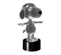 Killer's Instinct Outdoors Dog Animal 3D Lamp Night Light Touch Table Desk Lamps 7 Color Changing Lights with Acrylic Flat & ABS Base & USB Charger