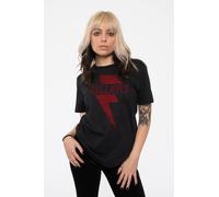 Killers Red Bolt Band Logo T-Shirt in Black | Size: Small Killers Black S