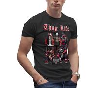 Killers Thug Life Horror Friends Men's Black T-Shirt Size M