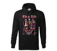 Killers Thug Life Horror Friends Unisex Black Hoodie Size XL