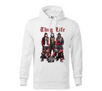 Killers Thug Life Horror Friends Unisex White Hoodie Size XL