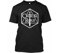 Killian Critical-Role - Critical Role Tee T-Shirt Cotton Crew Neck Short Sleeve Black XL