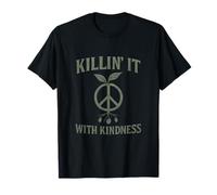 Killin' It with Kindness Eco Peace Seed Design T-Shirt