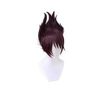 : Killing Harmony Momota Kaito Dark Purple Short Wig Cosplay Costume Synthetic Hair Party Wigs