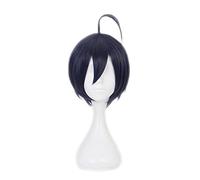 : Killing Harmony Shuichi Saihara Cosplay Wigs Short Heat Resistant Synthetic Hair Wig + Wig Cap