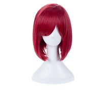 Killing Harmony Yumeno Himiko Red Short Wig Cosplay Costume Heat Resistant Hair Women Party Wigs