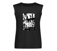 Killing Joke 1st Album Classic 1980 Punk Rock Mens Black Sleeveless T-Shirt Graphic Tee Printed Unisex Vest Tank Tops Shirt M