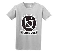 Killing Joke Logo Mens Grey T-Shirt Graphic Tee Printed Unisex Shirt XXL