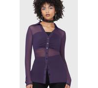 Killstar Beneath the Eclipse - After the After Blouse Long-sleeved Top lilac XL