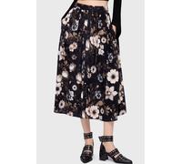 Killstar Celestial Summer - Stellar Hour Midi Skirt black 3XL