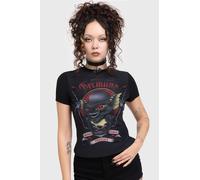 KILLSTAR Here Comes Trouble Fitted T Shirt In Black