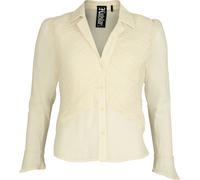 Killstar Nocturne Nights - Evermore Eclipse Shirt Ivory Blouse off white L