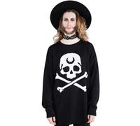 Killstar The Bone Knit Jumper Knit jumper black S