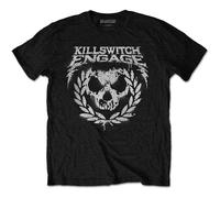Killswitch Engage Men's Spraypaint Skull T-Shirt in Black | Size: XL Killswitch Engage Black XL