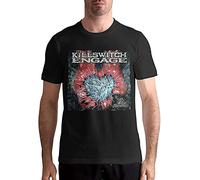 Killswitch Engage T Shirts Men's Tops Short Sleeved Round Neck Cotton Tee S Black M