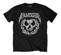 Killswitch Engage Unisex Tee: Skull Spraypaint (X-Large) Black