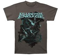 Killswitch Men's Battle Short Sleeve T-Shirt, Grey (Charcoal), Medium