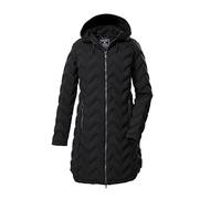 killtec 43306-000 KOW 14 WMN QLTD PRK Women's Quilted Parka with Hood Black Size 40