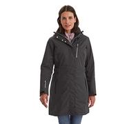 Killtec Alisi Women's Functional Parka with Removable Hood, womens, Functional parka with zip-off hood, 32730-000, Black, 36 (EU)