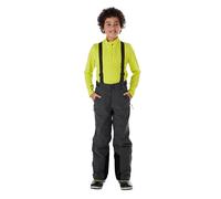 Killtec Boys' Ksw 79 Bys Pnts Functional Ski Trousers with Removable Bib Snow Guard and Edge Protection, Black, 164 EU