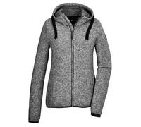 Killtec G.I.G.A. DX GW 52 WMN KNTFLC Women's Knitted Fleece Jacket with Hood 42233-000 Black
