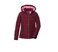 Killtec Girl's Kow 166 Grls Qltd Jckt Quilted Jacket with Hood, Pink, 164 (EU)