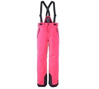 Killtec Girls' Ski Trousers with Removable Bib and Edge Protection, Girls Ski Trousers 242, Neon Pink, 164, 43402-000