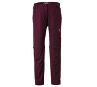 Killtec KOS 12 WMN PNTS 38272-000 Women's Functional Trousers with Zip-Off Legs Packable Dark Pink 38