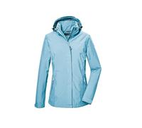 Killtec Women's Kos 26 Wmn Jckt Functional rain jacket with zip-off Hood, ice blue, 44 (EU)