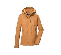 Killtec KOS 28 WMN JCKT Women's Functional Waterproof Outdoor Jacket with Zip-Off Hood Honey Orange 44 42916-000