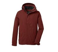 Killtec KOS 87 MN JCKT_XENIOS 39147-000 Men's Functional Outdoor Jacket with Removable Hood Rust 3XL