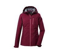 Killtec KOS 89 WMN SFTSHLL JCKT 39138-000 Women's Softshell Outdoor Jacket with Hood Dark Pink 46