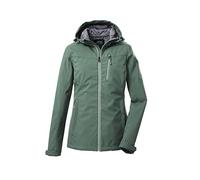 Killtec KOS 89 WMN SFTSHLL JCKT 39138-000 Women's Softshell Outdoor Jacket with Hood Pistachio Size 44