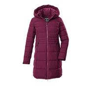 killtec KOW 11 WMN QLTD PRK 43303-000 Women's Quilted Parka/Functional Parka with Hood, Dark Pink, 40