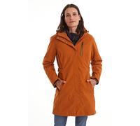 Killtec Women's Kow 165 Wmn Prk Functional Parka with Zip-Off Hood, Dark Curry, 46 (EU)