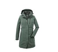 Killtec KOW 165 WMN PRK 37726-000 Women's Functional Parka with Zip-Off Hood Green Grey 40